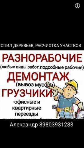 Разнорабочие 