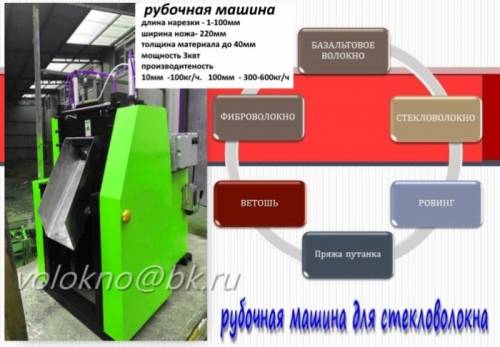 рубочная гильотина шерсть, лен, хлопок, химВолокно, стеклоТкань