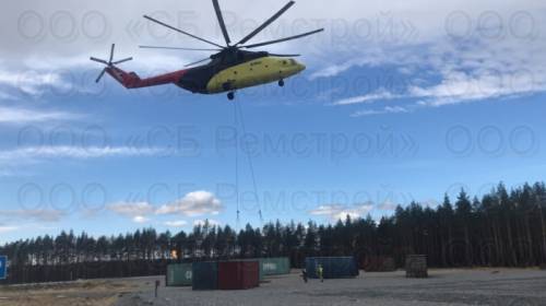 Погрузо-разгрузочные работы на внешней подвеске под вертолетами: ми-8 и  ми-26