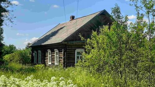 Большой зимний дом на хуторе, 1 гектар земли 