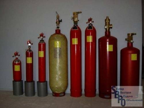 Куплю баллоны, галлоны, модули газового пожаротушения