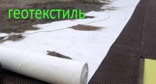 геотекстиль дорожное армирование