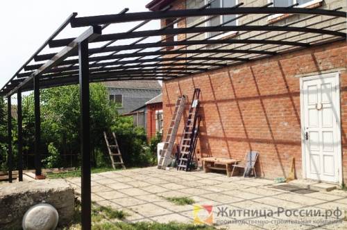 Навесы, козырьки, теплицы