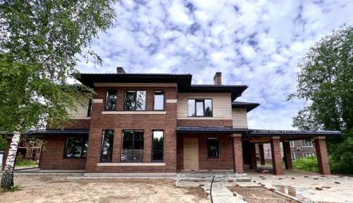 Современный загородный дом пл. 284 м2 в КП бизнес-класса Рига парк 