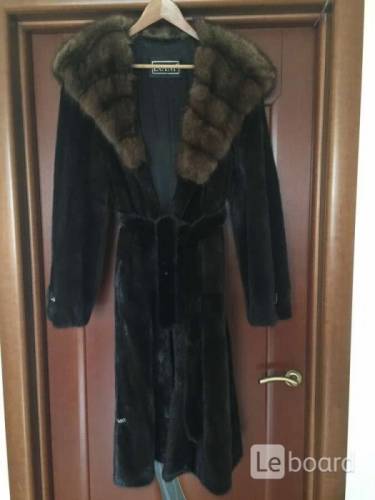 Шуба норка новая luini royal mink supreme quality ranched греция капюшон соболь 
