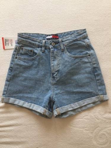 Шорты женские новые tommy hilfiger 27-26 размер 44-46 джинсовые голубые посадка 