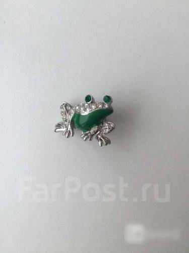 Брошь лягушка бижутерия стразы сваровски swarovski украшение аксессуар подарок п