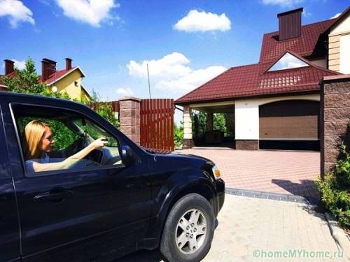 Автоматические секционные ворота