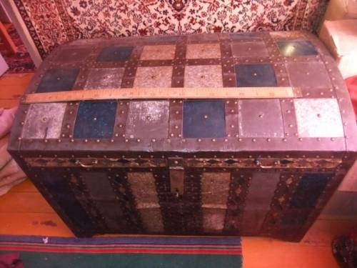 Старинный Антикварный Сундук, Россия 1904г. (Vintage Antique big chest, Rus1904)