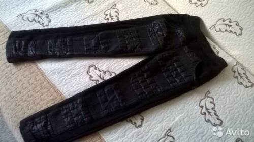Утепленные брючки на девочку.