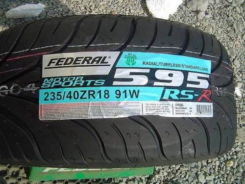 Новые летние RS-R 235/40 R18