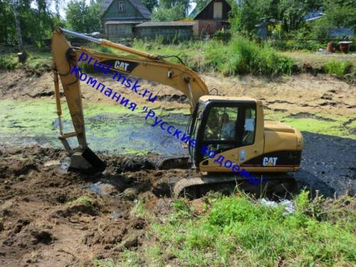 очистить водоем не дорого