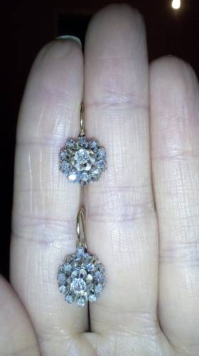 Продам Серьги с бриллиантами