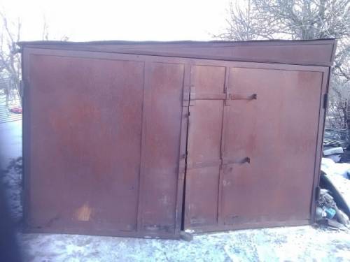 Гараж металлический  6x4