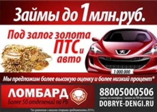 Займы под залог