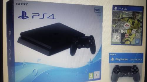 PlayStation 4 500 гигабайт два джойстика
