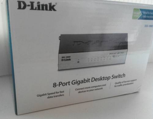Коммутатор d-link dgs-1008d