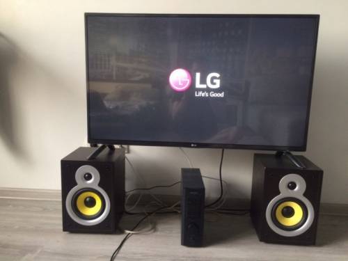 Телевизор LG lf652v. Акустика Microlab pro2
