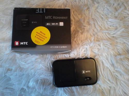 МТС коннект 4-G   wi-Fi