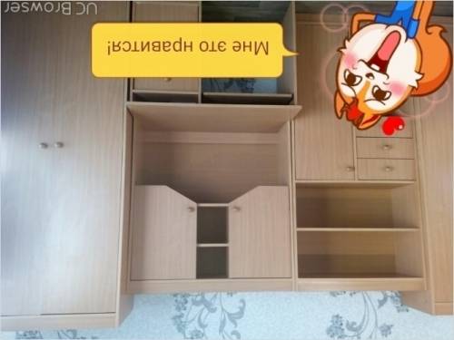 мебельный гарнитур, шкафы, компьютерный стол