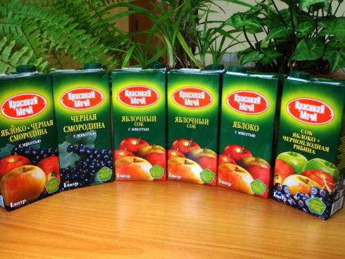 соки и нектары натуральные
