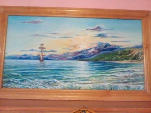 Картина “ Вечер на море“