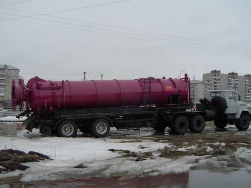 Продается Полуприцеп ВАКУУМНЫЙ германия 20 м3  Краз-260 сед-тягач