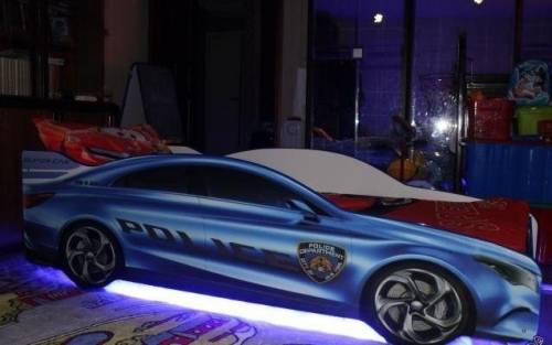 Продам автокровать полиция и к ней матрац