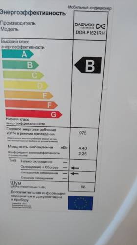 Кондиционер мобильный DAEWOO