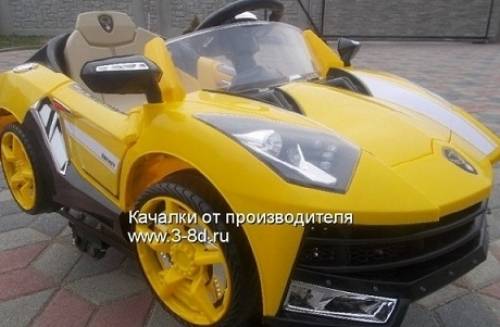 Детский аттракцион качалка спорткар 