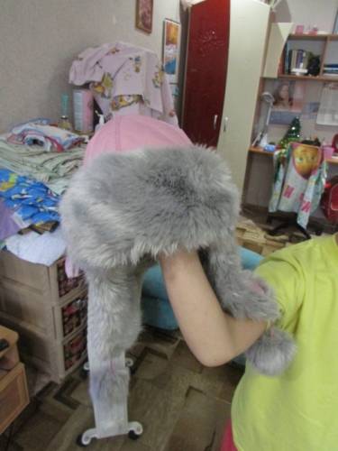 Зимняя шапка на девочку