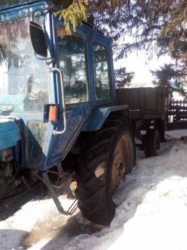 Мтз 80 с прицепом