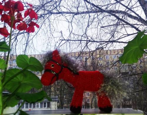 Лошадка ручной работы