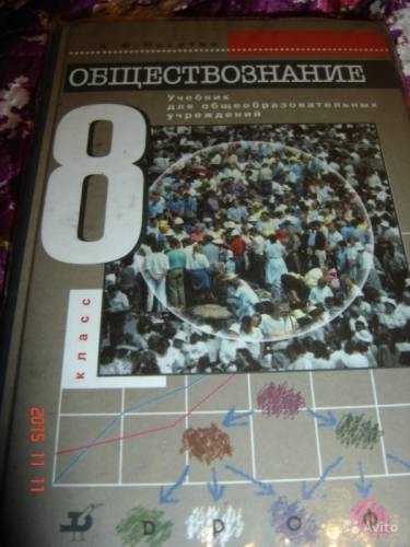 Обществознание, 8 класс, А. Ф. Никитин