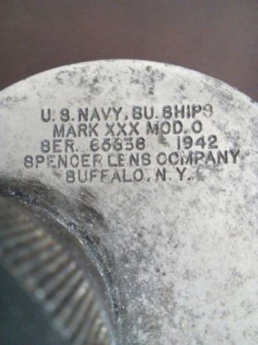 Американский морской бинокль 1942 года