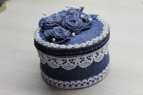Джинсовая шкатулка Denim