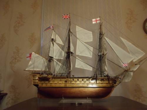 Большой корабль адмирала Нельсона Victori. 