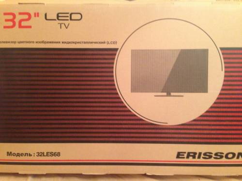 ТЕЛЕВИЗОР Erisson 32LES68 - ЖК-телевизор LED