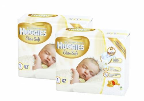 Подгузники Haggies Elite soft единичка (до 5кг) 