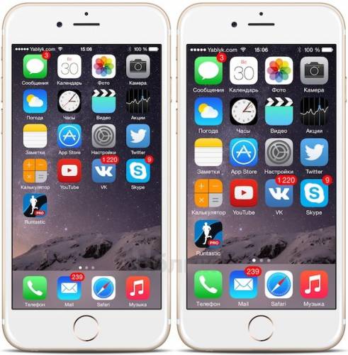 Дисплей на iphone