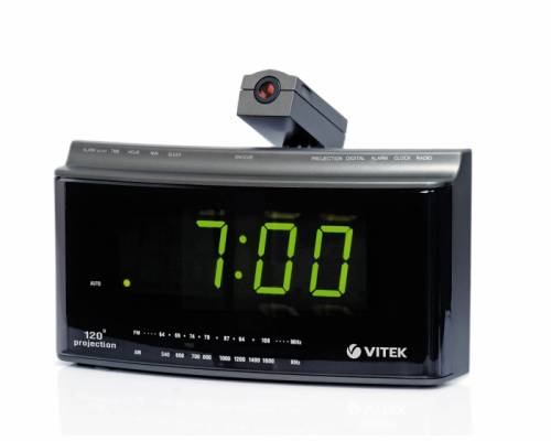 продам недорого радиочасы с проектором  vitek VT-3508 GY