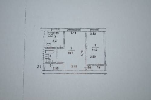 2-комнатная квартира 45,5 кв м