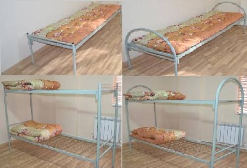 Кровати металлические для рабочих