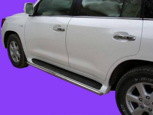 Защита штатных порогов для Land Cruiser-200/2012г.