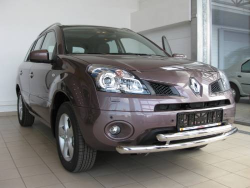 Защита переднего бампера Renault Koleos/2008г.