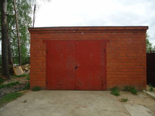 кирпичный гараж 6м х 9м