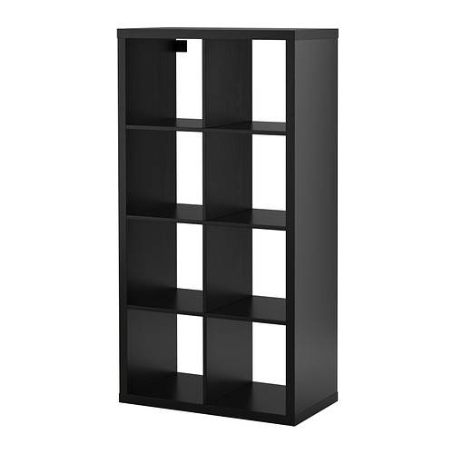 Стеллаж IKEA, черно-коричневый