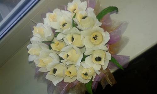 букет из конфет
