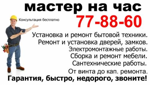 Мастер на час. Домашний мастер.Пенза