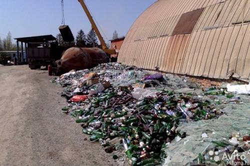 любые бутылки банки оконные стекла 1000р за тонну 